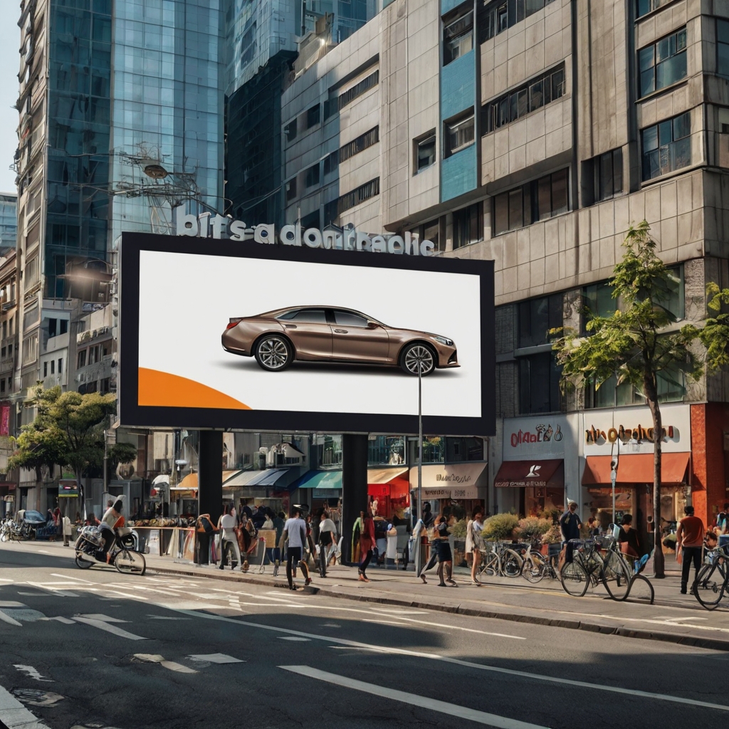 Imagem representativa de um outdoor estrategicamente posicionado em Campinas, exemplificando a nova fronteira da publicidade na cidade.