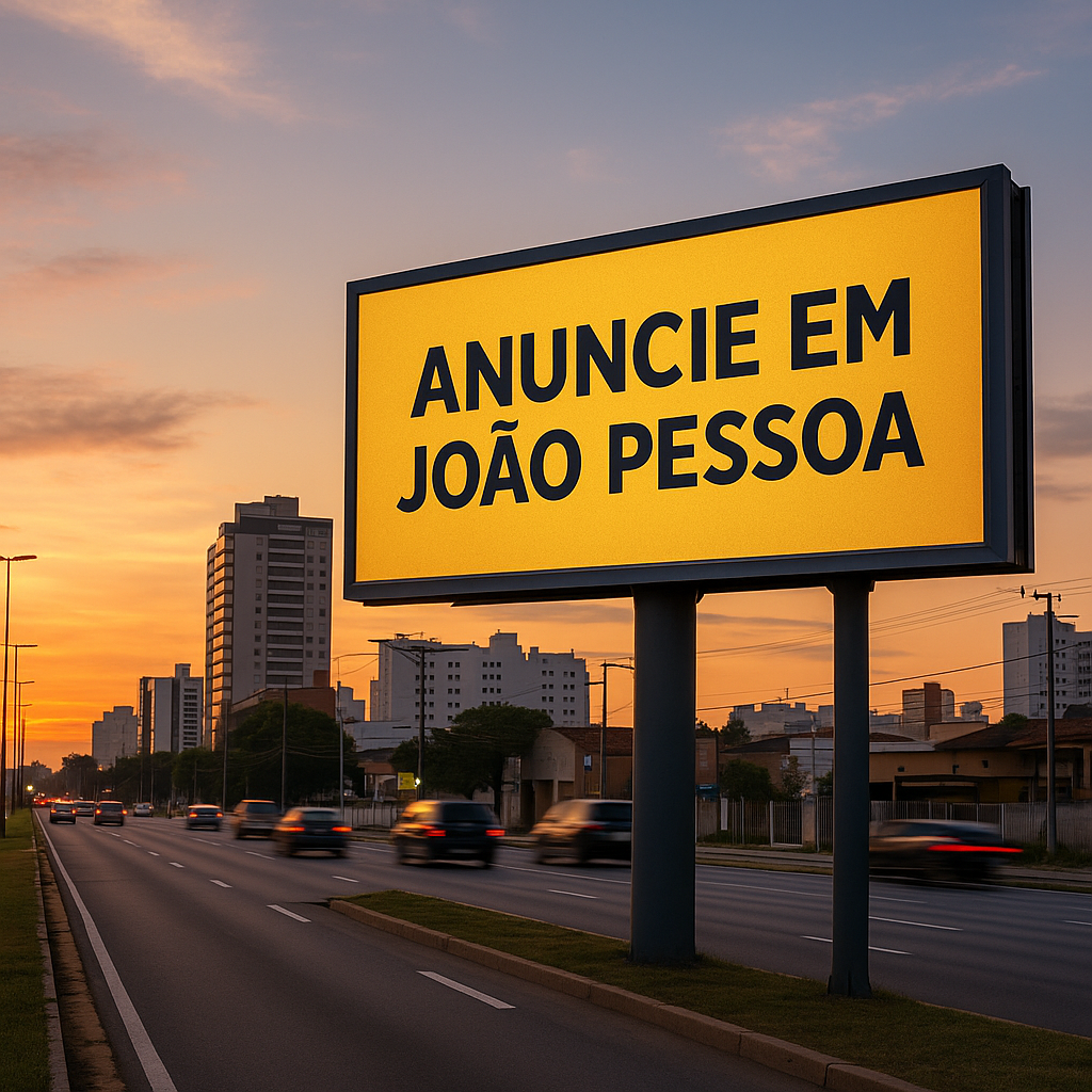 Como Anunciar Outdoor em João Pessoa, Paraíba