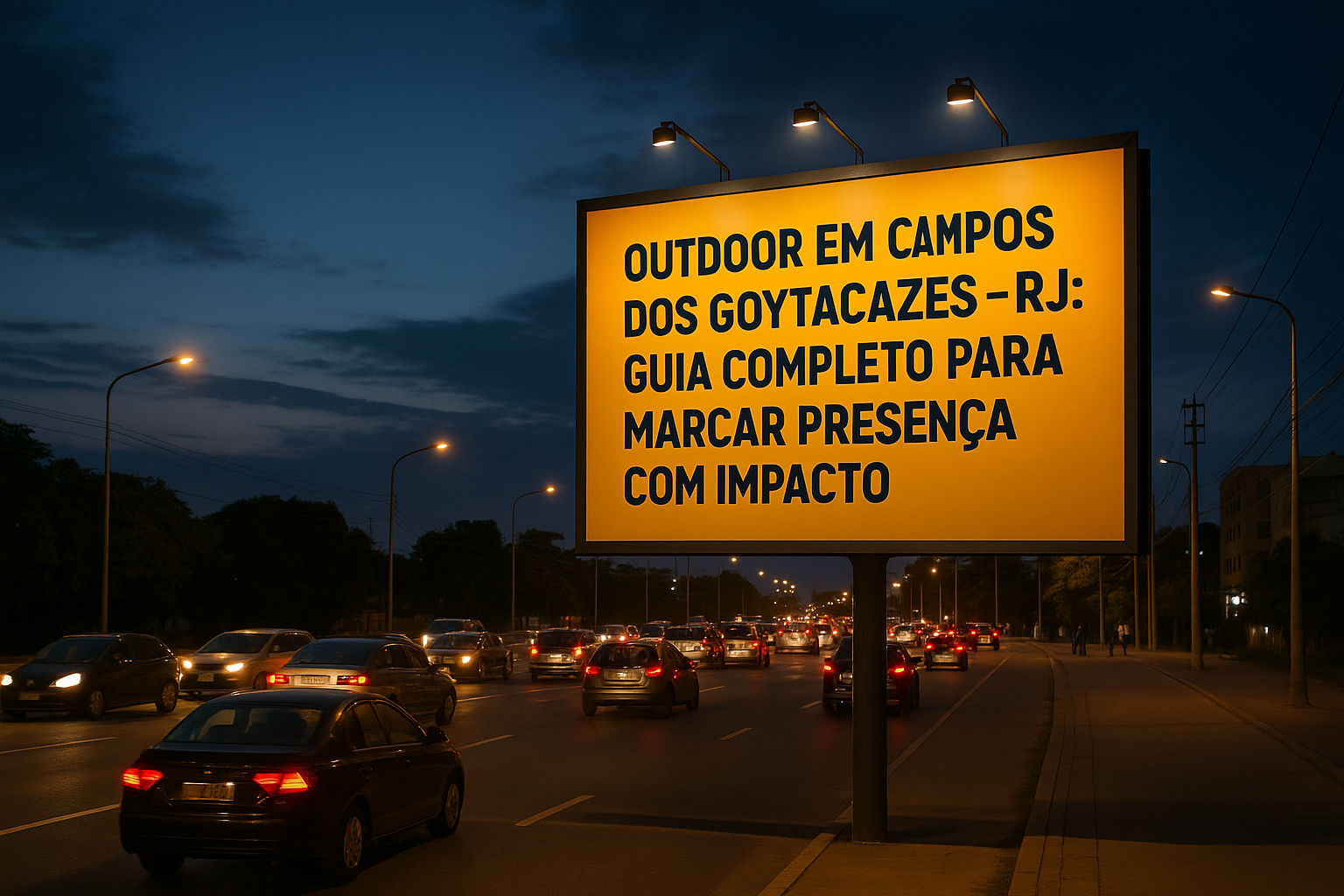 Como anunciar Outdoor em Campos dos Goytacazes, RJ
