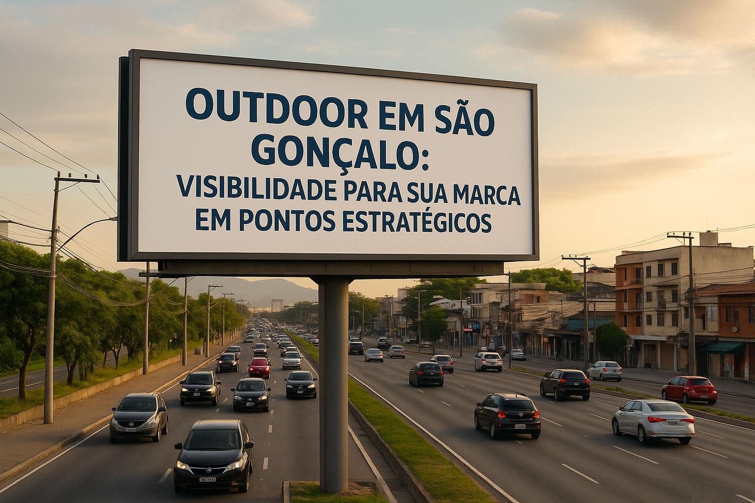 Como anunciar em Outdoor em São Gonçalo, RJ