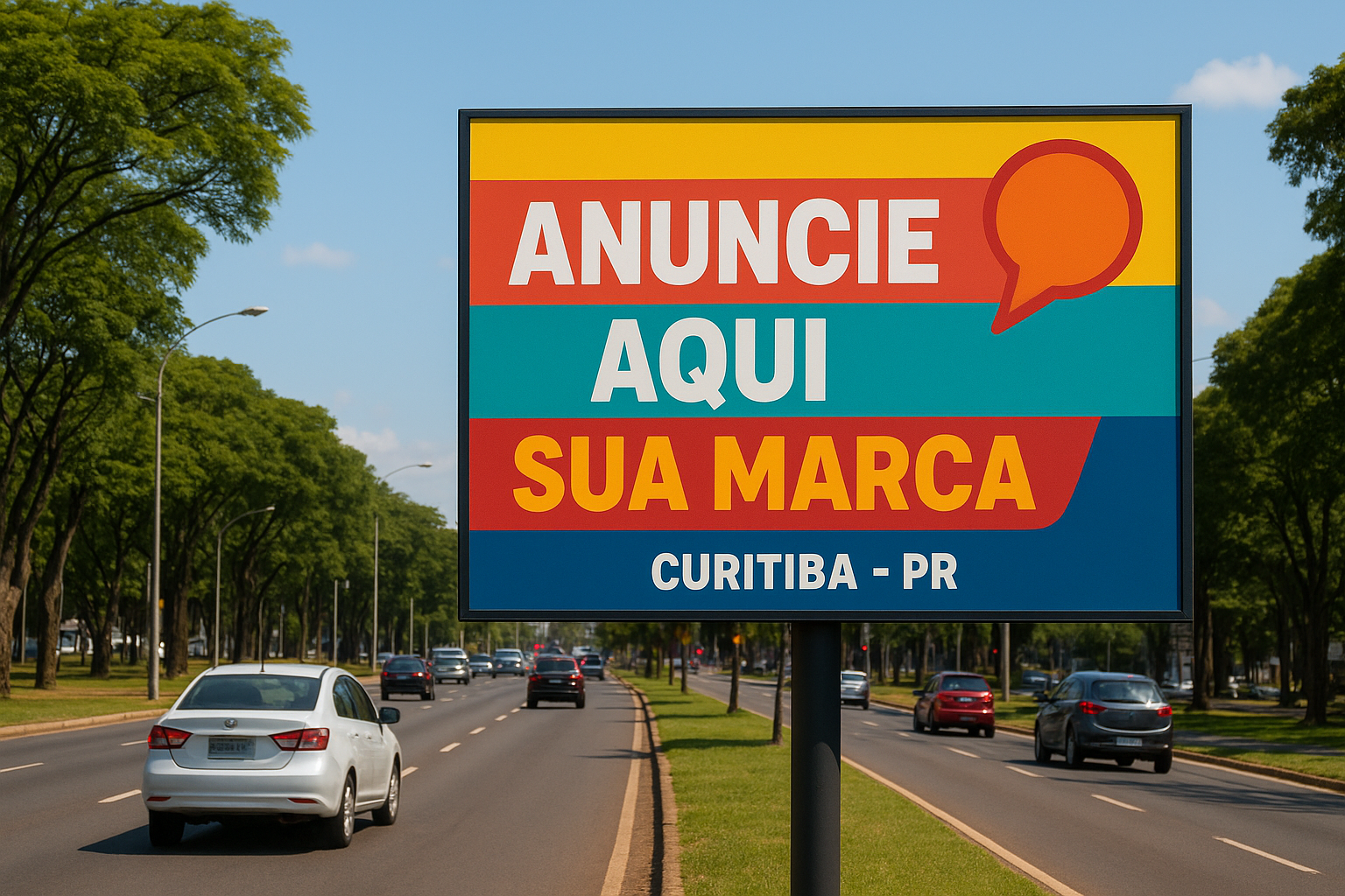 Como anunciar outdoor em Curitiba