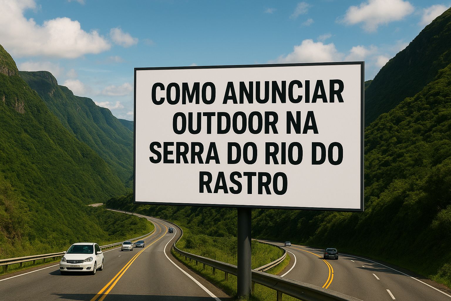 Como anunciar outdoor na Serra do Rio do Rastros
