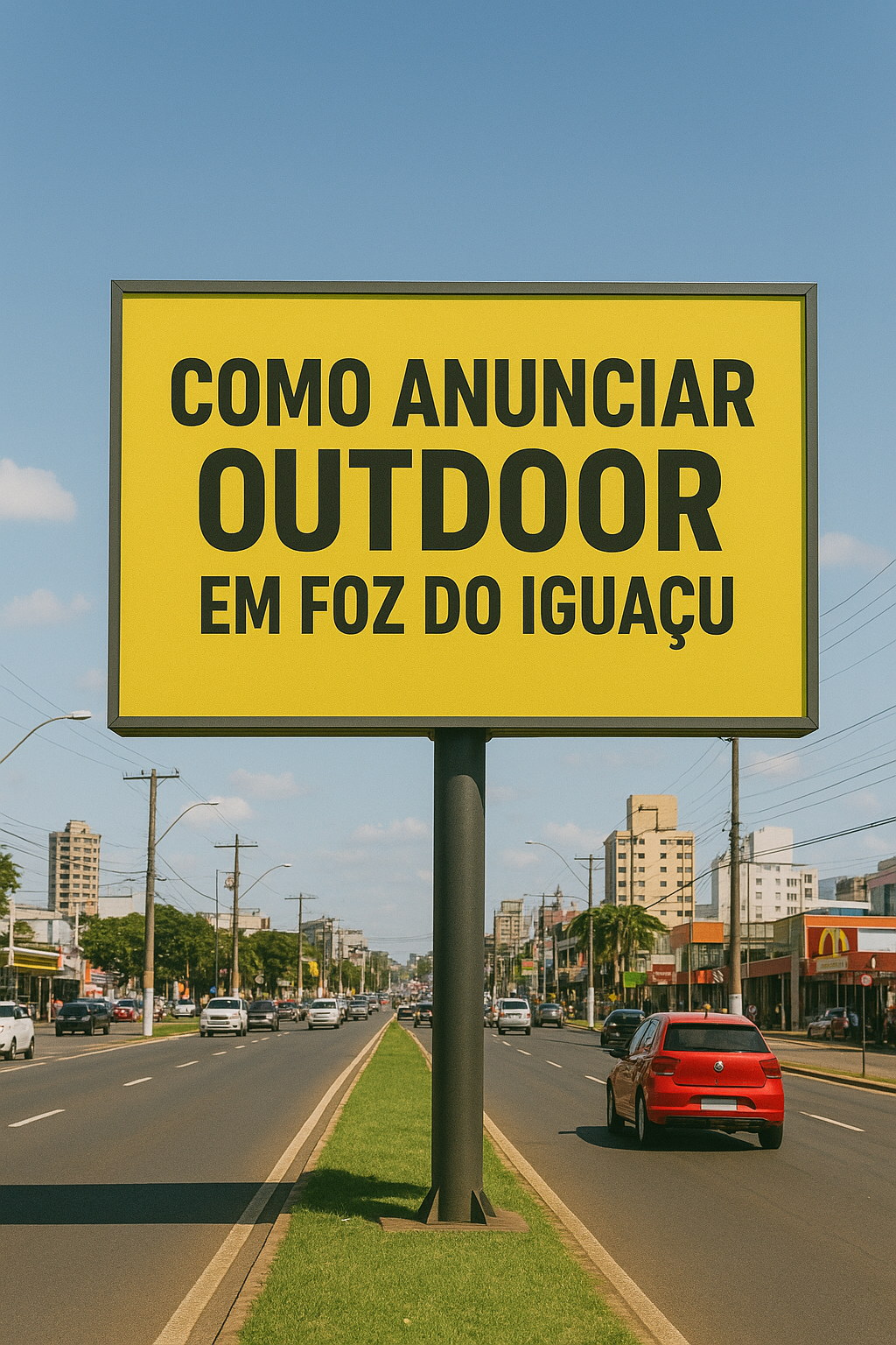 Como anunciar outdoor em Foz Iguaçu, Paraná.