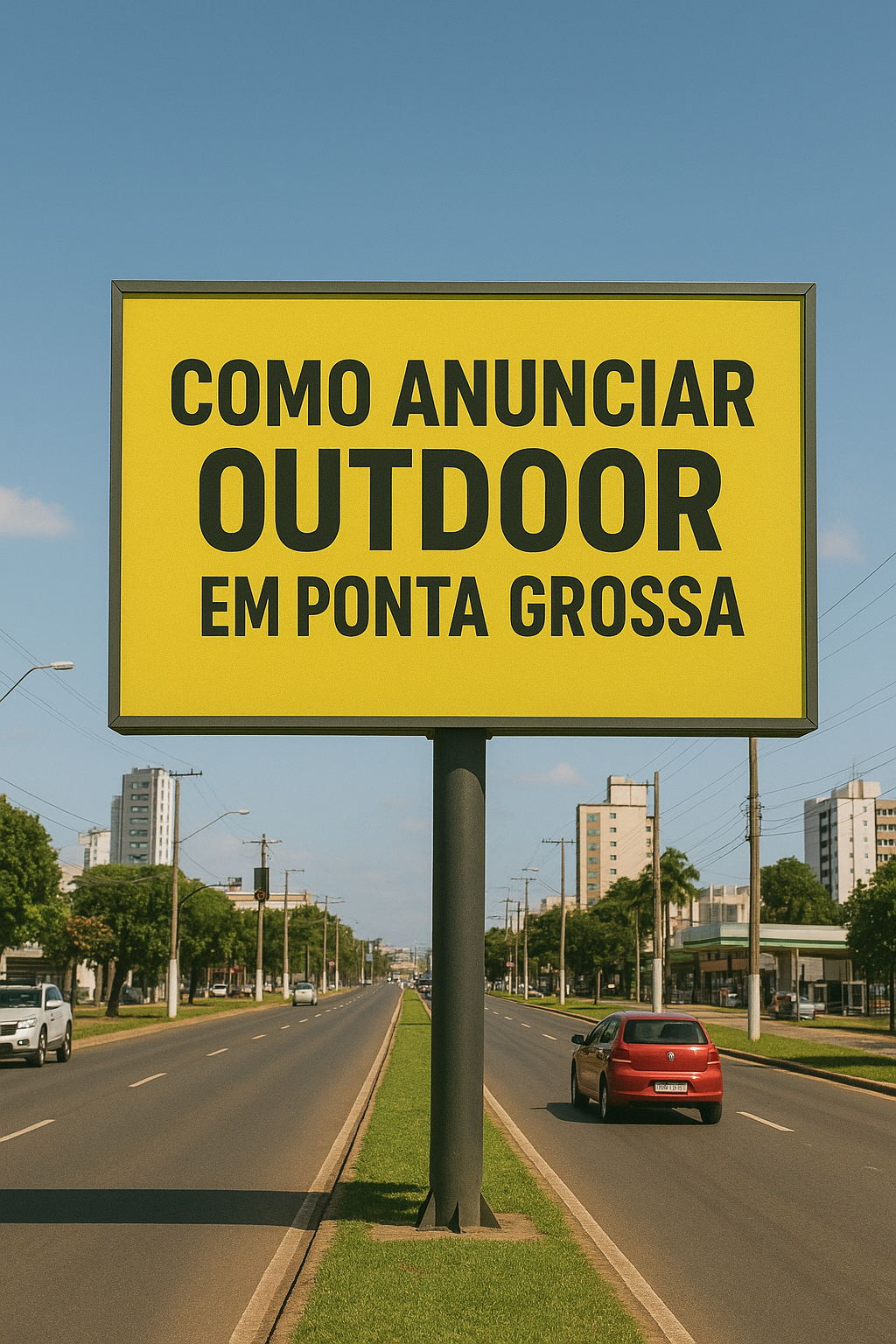 Como anunciar outdoor em Ponta Grossa, Paraná.