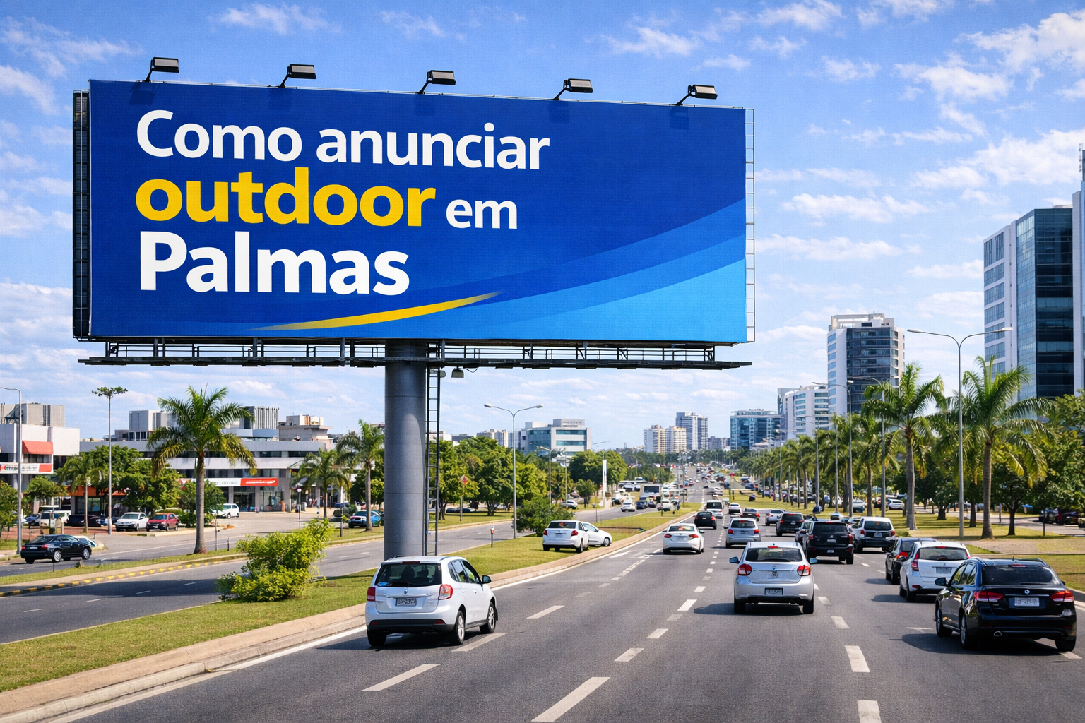 Como anunciar outdoor em Palmas, Tocantins.