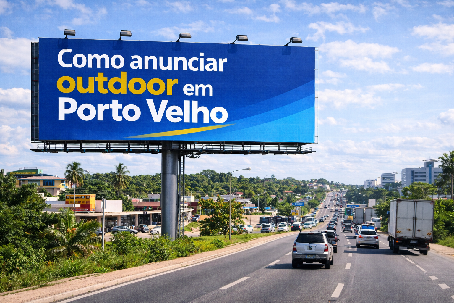 Como anunciar outdoor em Porto Velho, RO.