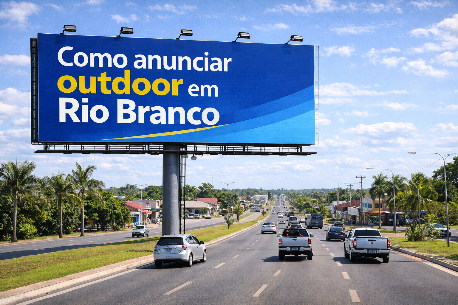 Como anunciar outdoor em Rio Branco, Acre.