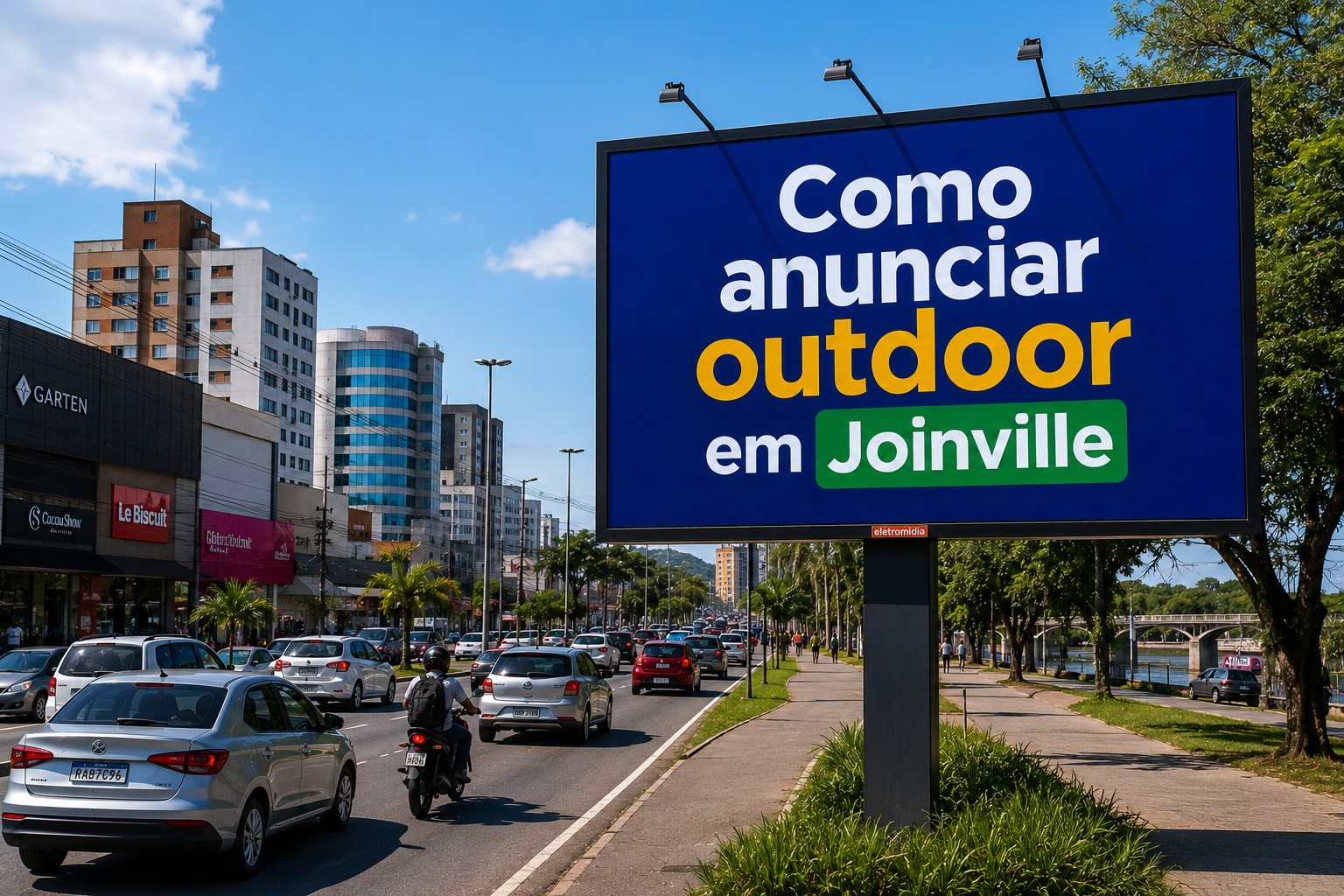 Como anunciar outdoor em Joinville, SC.