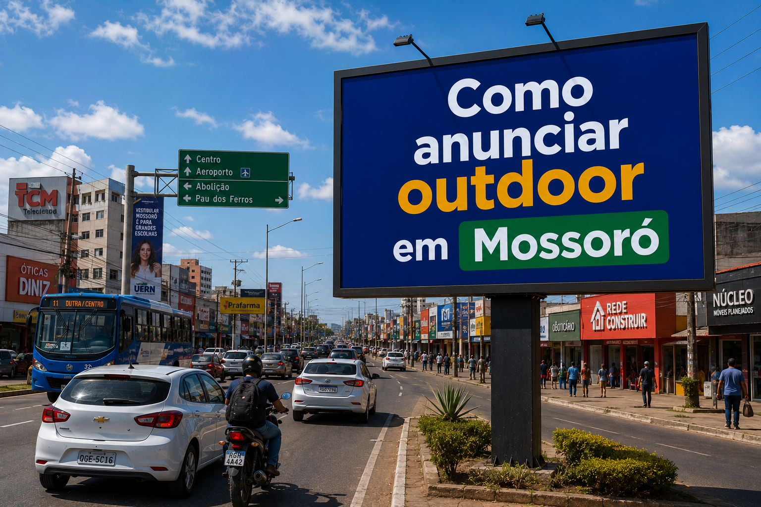 Como anunciar outdoor em Mossoró, RN.