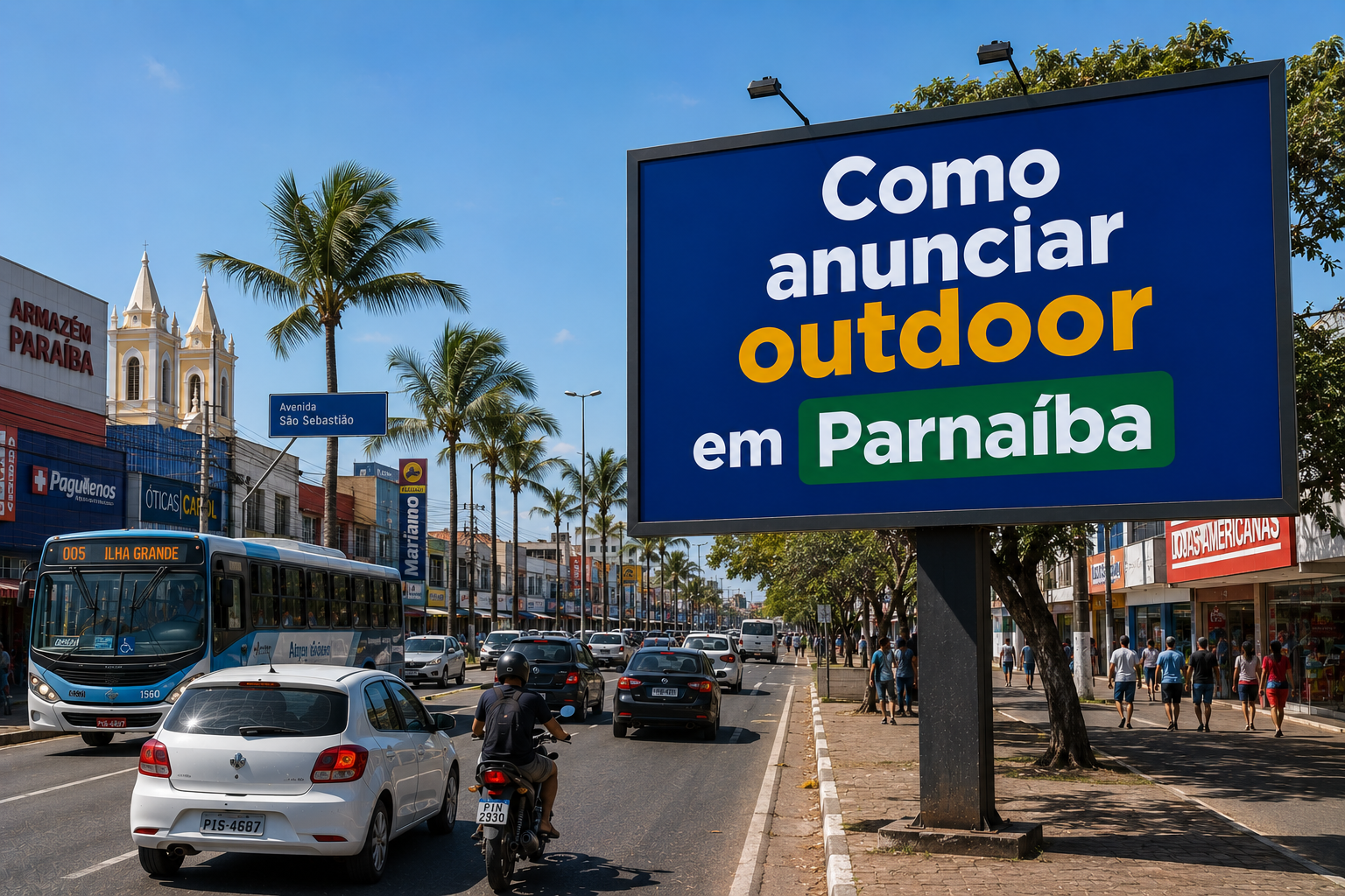 Como Anunciar Outdoor em Parnaíba, PI.